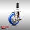 Service Caster 4 Inch 316SS Blue Polyurethane Swivel 1 Inch Expanding Stem Caster Brake SCC-SS316EX20S414-PPUB-BLUE-TLB-1 - alternate 3